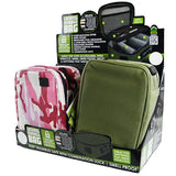 Smell Proof Canvas Lock Bag with Tool Organizer - 4 Pieces Per Retail Ready Display 22153 SMOKEZILLA