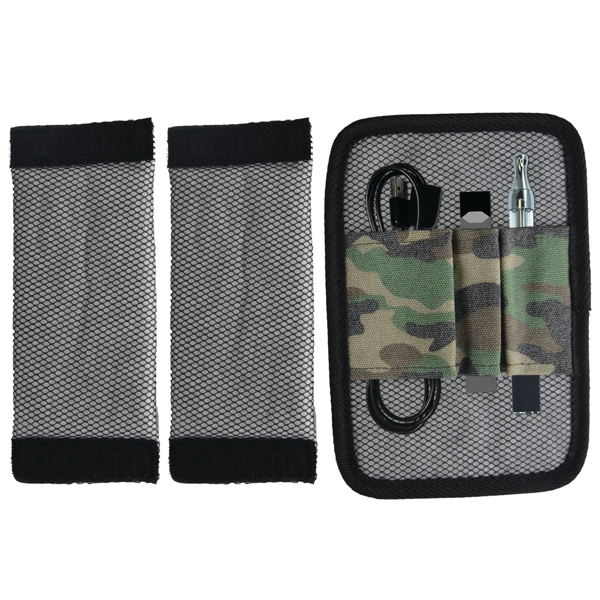 Smell Proof Canvas Lock Bag with Tool Organizer - 4 Pieces Per Retail Ready Display 22154 SMOKEZILLA