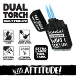 Attitude Dual Torch Lighter - 15 Pieces Per Retail Ready Display 22183 SMOKEZILLA