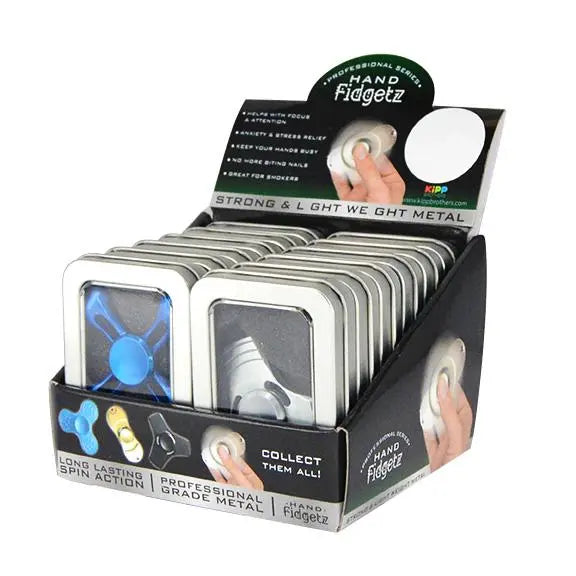 Fidget Spinner Metal with Gift Box - 12 Pieces Per Retail Ready Display 22214 KIPP BROTHERS