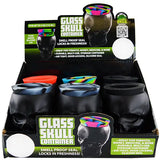 Smell Proof Glass Skull Storage Jar - 6 Pieces Per Retail Ready Display 22258 SMOKEZILLA