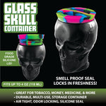 Smell Proof Glass Skull Storage Jar - 6 Pieces Per Retail Ready Display 22258 SMOKEZILLA
