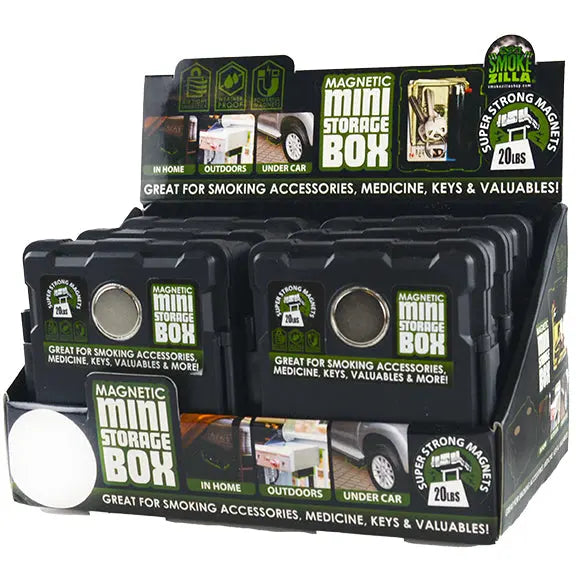 Magnetic Storage Box - 6 Pieces Per Retail Ready Display 22259 SMOKEZILLA