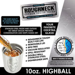 12 oz Insulated Stainless-Steel High Ball Cup - 6 Pieces Per Retail Ready Display 22267 ROUGHNECK