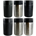 Metal Insulated 12 oz Can and Bottle Cooler - 6 Pieces Per Retail Ready Display 22268 ROUGHNECK