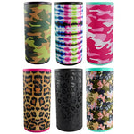 Metal Insulated Slim Can Cooler - 6 Pieces Per Retail Ready Display 22272 ROUGHNECK