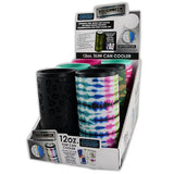 Metal Insulated Slim Can Cooler - 6 Pieces Per Retail Ready Display 22272 ROUGHNECK