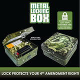 Metal Locking Storage Box with Roll Tray - 6 Pieces Per Retail Ready Display 22276 SMOKEZILLA