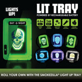 Light-Up Rolling Tray - 6 Pieces Per Retail Ready Display 22283 SMOKEZILLA