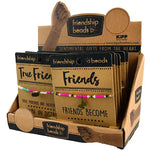 Glass Bead Friendship Bracelet - 12 Pieces Per Retail Ready Display 22303 KIPP BROTHERS