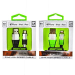 Charging Cable Elite USB to Lightning 6FT 2.4 Amp - 3 Pieces Per Pack 22331 GADGET GEAR