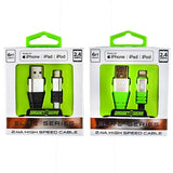 Charging Cable Elite USB to Lightning 6FT 2.4 Amp - 3 Pieces Per Pack 22331 GADGET GEAR