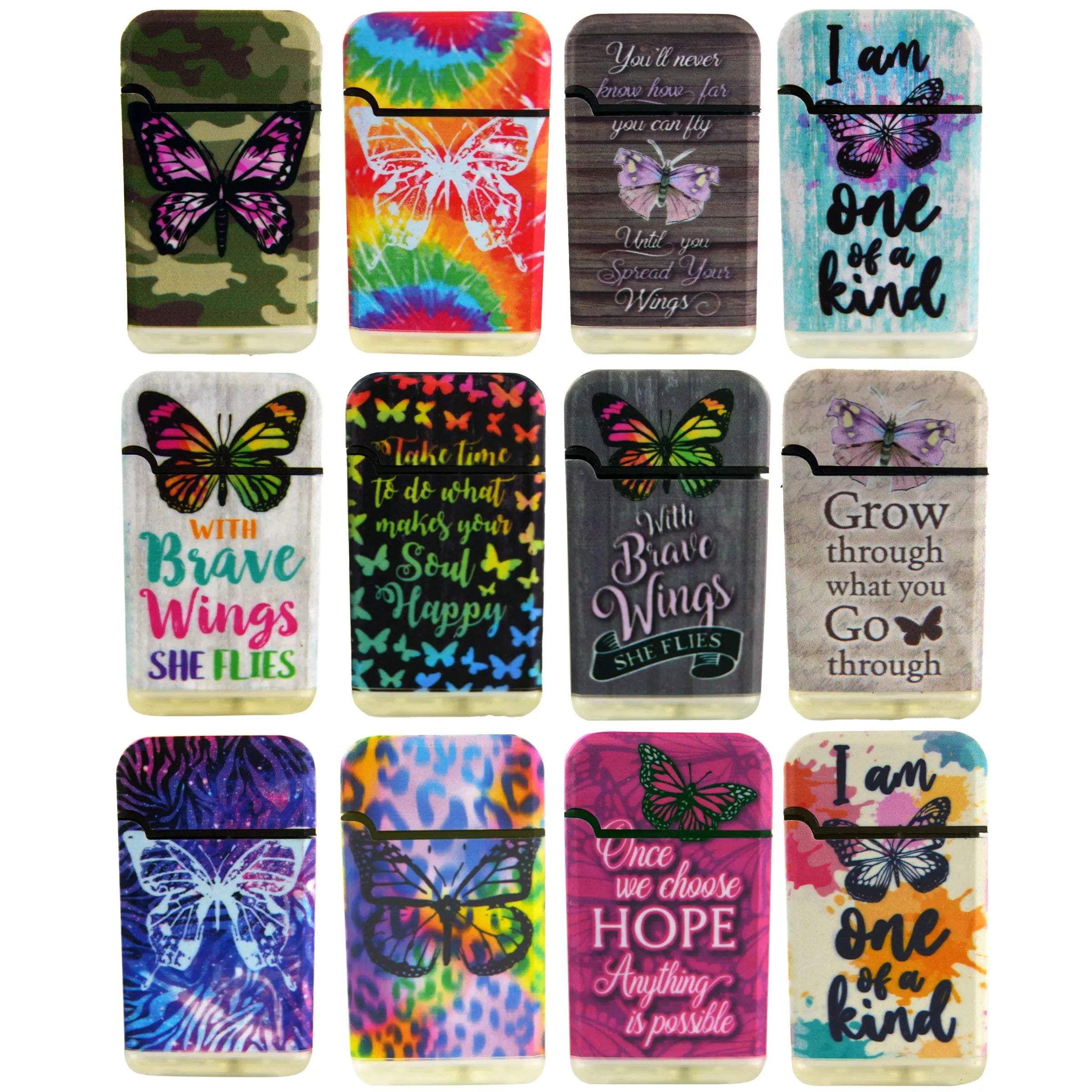 Butterfly Dual Torch Lighter - 12 Pieces Per Retail Ready Display 22336 SMOKEZILLA