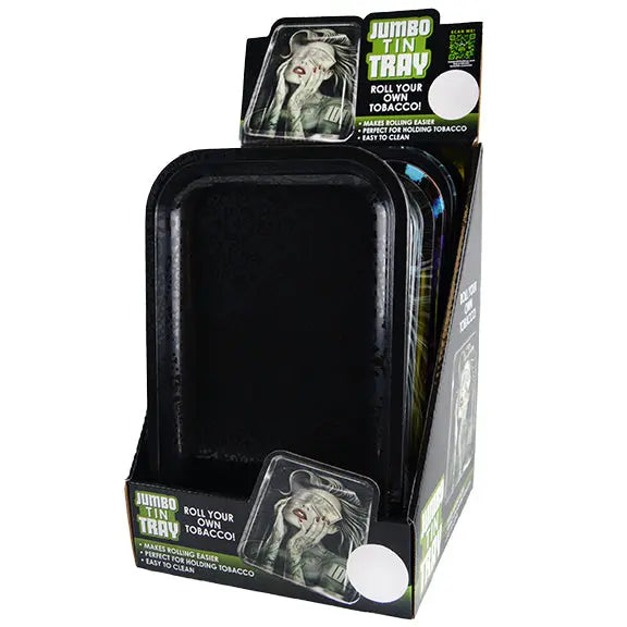 Jumbo Metal Roll Tray - 6 Pieces Per Retail Ready Display 22340 SMOKEZILLA