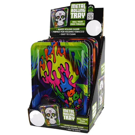 Metal Roll Tray - 6 Pieces Per Retail Ready Display 22348 SMOKEZILLA