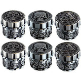 Metal 4 Piece Mystic Grinder- 6 Pieces Per Retail Ready Display 22349 SMOKEZILLA