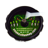 Metal 4 Piece Mystic Grinder- 6 Pieces Per Retail Ready Display 22349 SMOKEZILLA