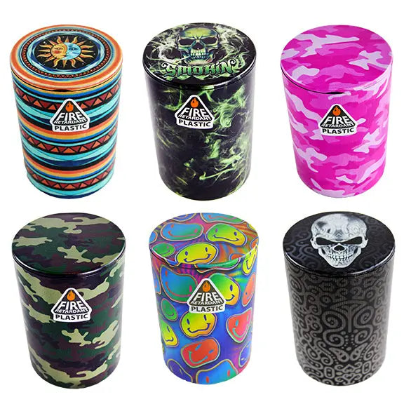 Full Print Butt Bucket Ashtray with LED Light - 6 Per Retail Ready Display 22355 SMOKEZILLA