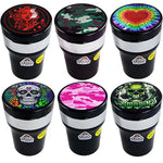 Printed Lid Butt Bucket Ashtray with USB Coil Lighter and LED Light - 6 Per Retail Ready Display 22378 SMOKEZILLA
