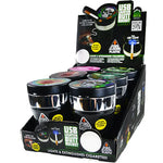 Printed Lid Butt Bucket Ashtray with USB Coil Lighter and LED Light - 6 Per Retail Ready Display 22378 SMOKEZILLA