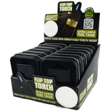 Matte Black Flip Torch Lighter - 12 Pieces Per Retail Ready Display 22381 SMOKEZILLA