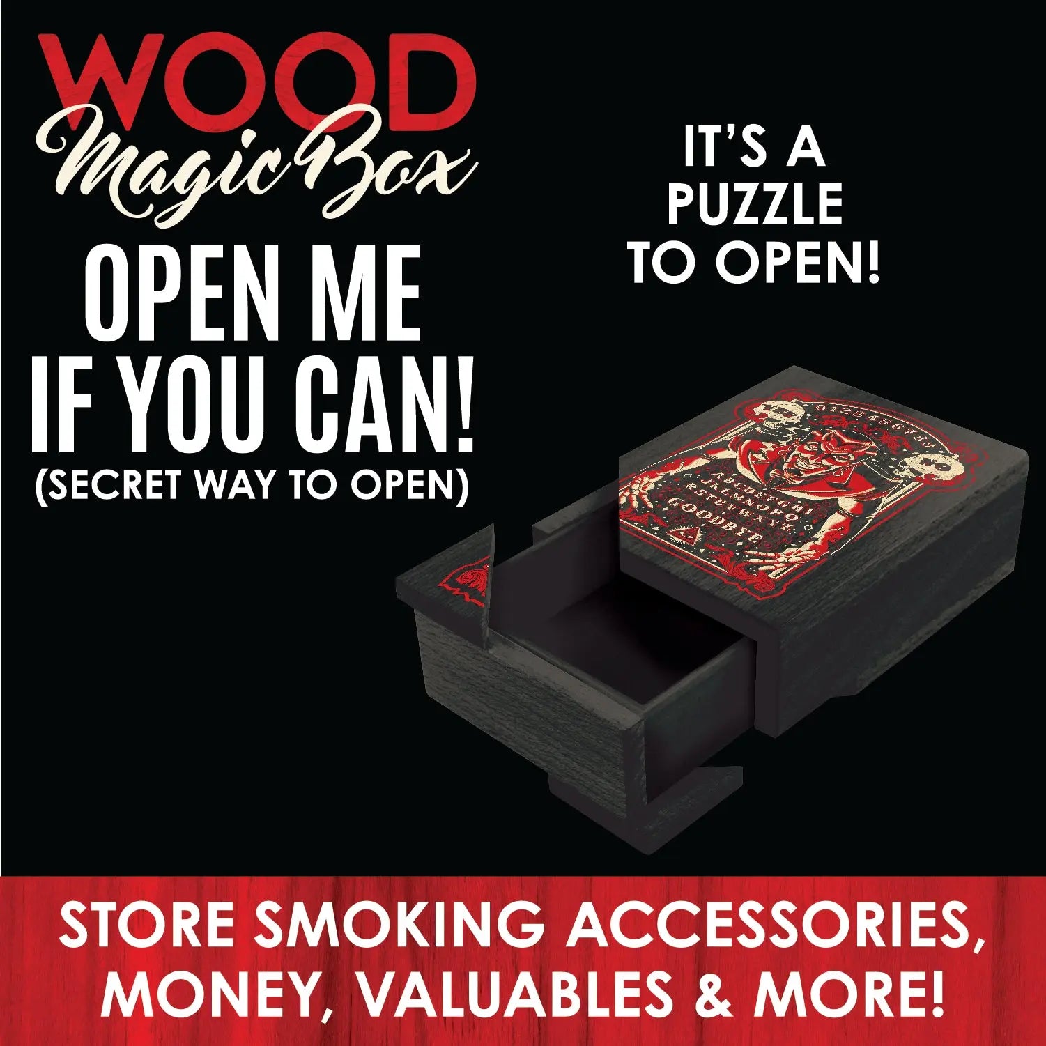 Wood Magic Storage Box - 6 Pieces Per Retail Ready Display 22431 SMOKEZILLA