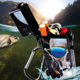 Survival Cigarette and Lighter Case with Carabineer - 12 Pieces Per Retail Ready Display 22432 SMOKEZILLA