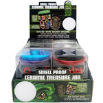 Smell Proof Ceramic Jar - 6 Pieces Per Retail Ready Display 22436 SMOKEZILLA