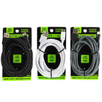 Charging Cable Cloth USB 3.1 to USB-C 9FT - 3 Pieces Per Pack 22440 GADGET GEAR
