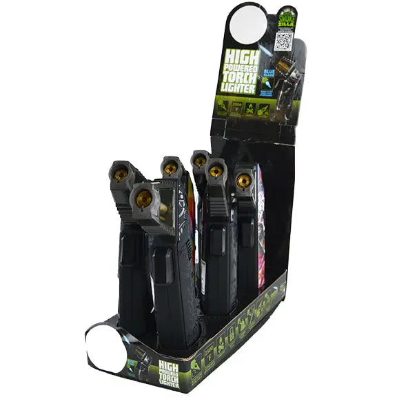 Jumbo Zinc Torch Lighter - 6 Pieces Per Retail Ready Display 22462 SMOKEZILLA