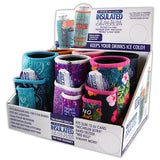 Neoprene Slim Can Cooler with Cigarette Pouch - 6 Pieces Per Retail Ready Display 22469 POLAR GEAR