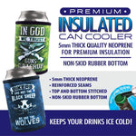 Neoprene Can and Bottle Cooler - 12 Pieces Per Retail Ready Display 22473 POLAR GEAR