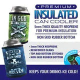 Neoprene Can and Bottle Cooler - 12 Per Retail Ready Display 22479 POLAR GEAR