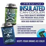 Neoprene Can and Bottle Cooler - 12 Per Retail Ready Display 22479 POLAR GEAR