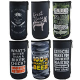 Neoprene 24 Oz Can and Bottle Cooler - 6 Pieces Per Retail Ready Display 22476 POLAR GEAR
