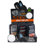 Biker Dual Torch Lighter - 15 Pieces Per Retail Ready Display 22480 SMOKEZILLA