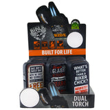 Biker Dual Torch Lighter - 15 Pieces Per Retail Ready Display 22480 SMOKEZILLA