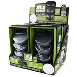 Ceramic Coated 4 Piece Grinder with Magnetic Closure - 4 Pieces Per Retail Ready Display 22486 SMOKEZILLA