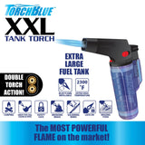 XXL Tank Dual Torch Lighter - 12 Pieces Per Retail Ready Display 22507 TORCH BLUE