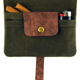Canvas Tobacco Accessories Bag with Leather Strap - 6 Pieces Per Retail Ready Display 22541 SMOKEZILLA