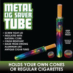 Metal Cigarette Saver Tube- 24 Pieces Per Retail Ready Display 22550 SMOKEZILLA