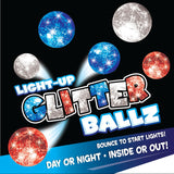 Light-Up Glitter Ball Toy - 12 Pieces Per Retail Ready Display 22551 KIPP BROTHERS