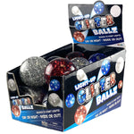 Light-Up Glitter Ball Toy - 12 Pieces Per Retail Ready Display 22551 KIPP BROTHERS