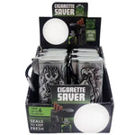 Metal Mystic Cigarette Saver with Carabineer- 6 Pieces Per Retail Ready Display 22564 SMOKEZILLA