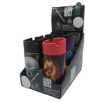 Full Print Glass Butt Bucket Ashtray- 6 Per Retail Ready Wholesale Display 22589 SMOKEZILLA