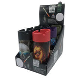 Full Print Glass Butt Bucket Ashtray- 6 Per Retail Ready Wholesale Display 22589 SMOKEZILLA