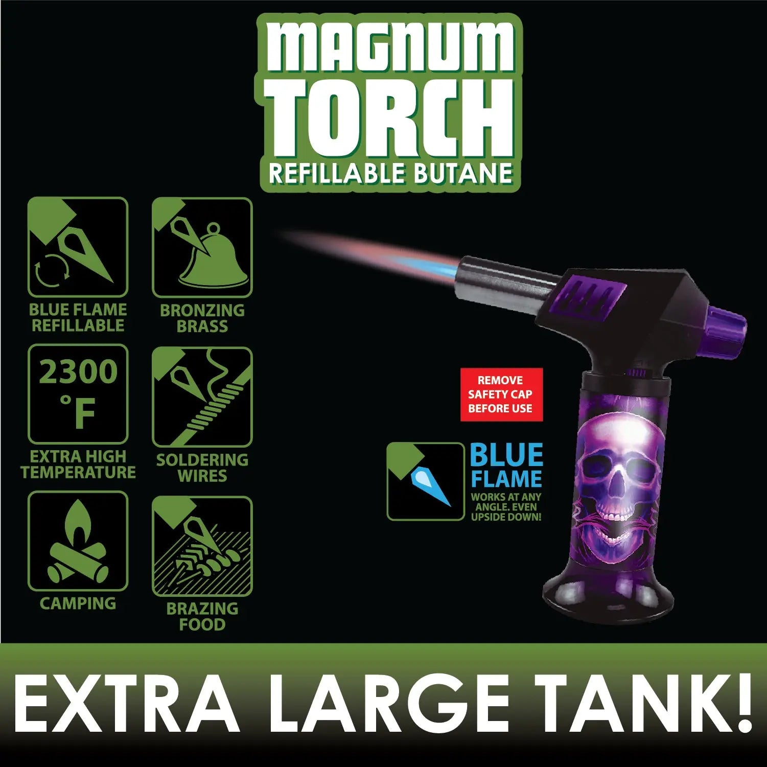 Magnum XXL Torch Lighter - 6 Pieces Per Retail Ready Display 22592 SMOKEZILLA
