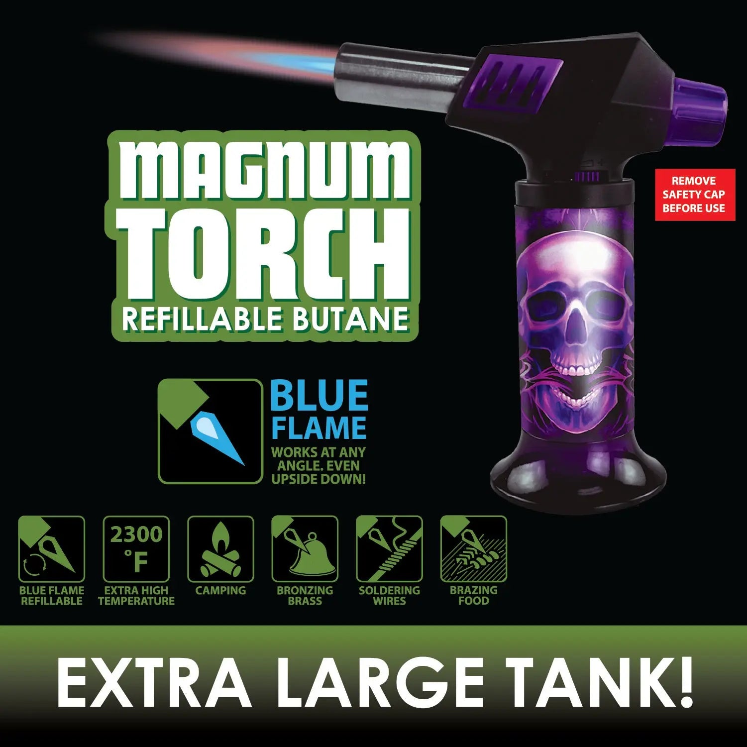 Magnum XXL Torch Lighter - 6 Pieces Per Retail Ready Display 22785 SMOKEZILLA