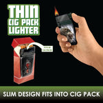 Cigarette Pack Thin Lighter- 16 Pieces Per Retail Ready Display 22607 SMOKEZILLA