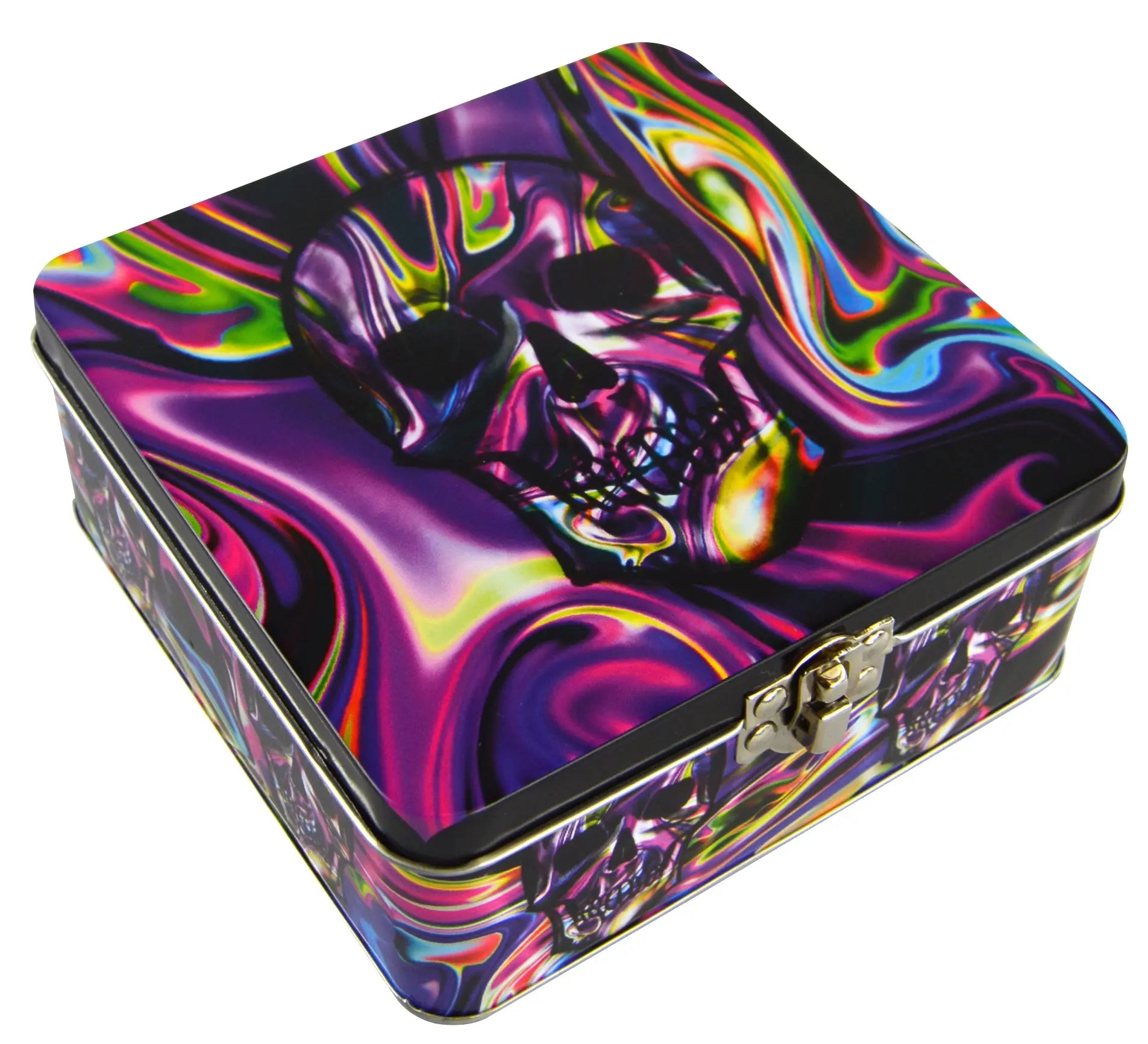 Metal Storage Box with Roll Tray- 6 Pieces Per Retail Ready Display 22627 SMOKEZILLA